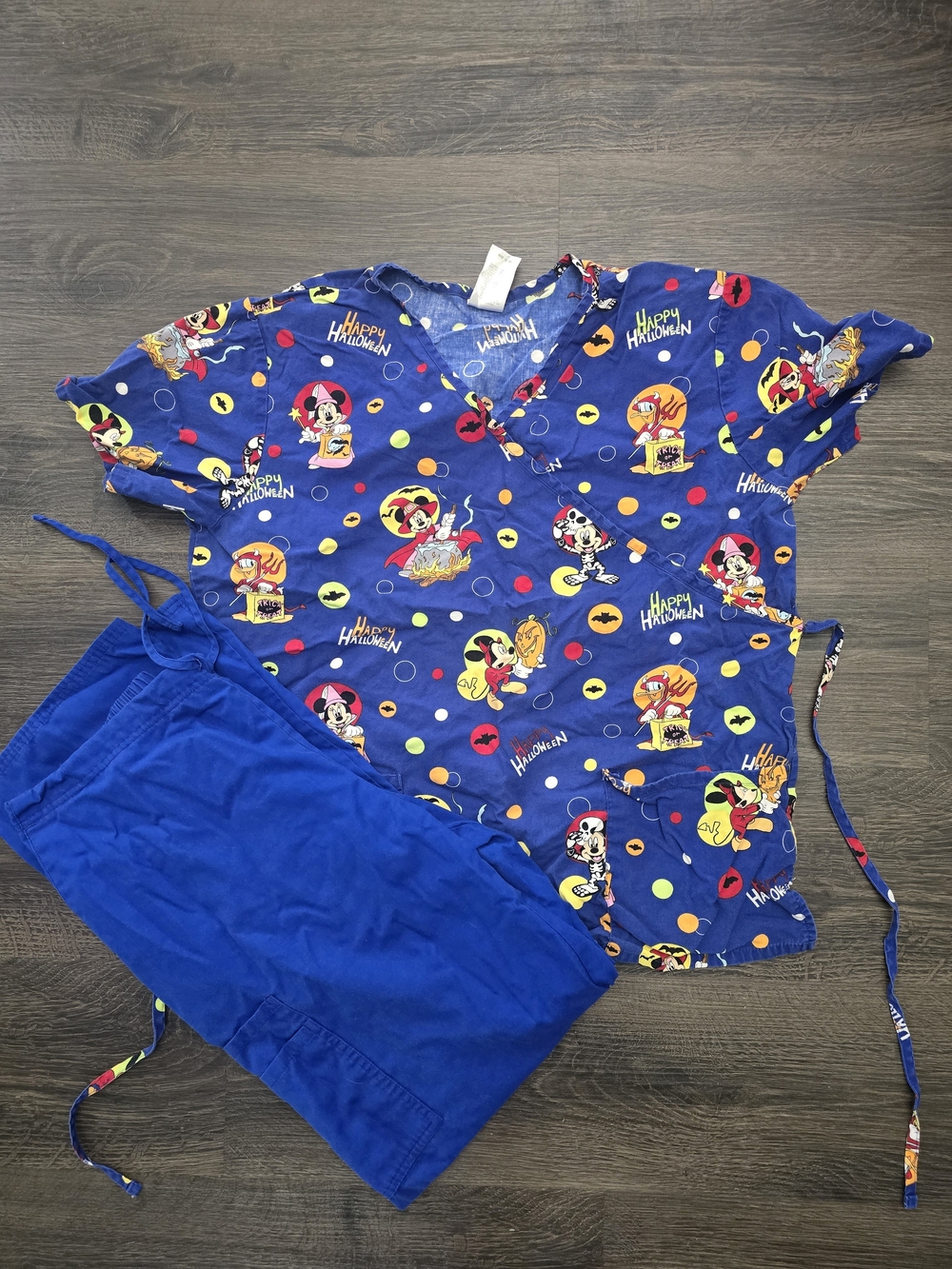 Mickey Mouse Halloween Scrub Set
